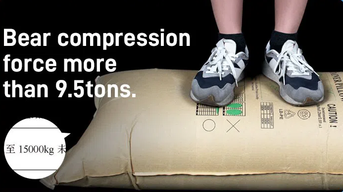 Dunnage air bags protect goods during shipping