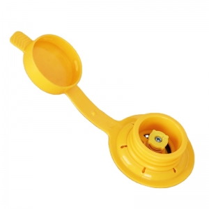 Super fast inflation dunnage bag air valve